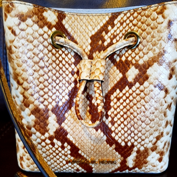 Kors Collection Suri Small Python Embossed Crossbody Bag Michael
